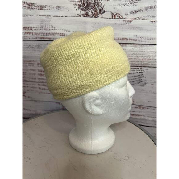 Jean-Charles Brosseau VINTAGE knit cap beanie Vanilla Cream - Picture 4 of 9